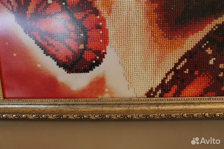 Готовая картина изалмазной мозаики/багет.рама44х64