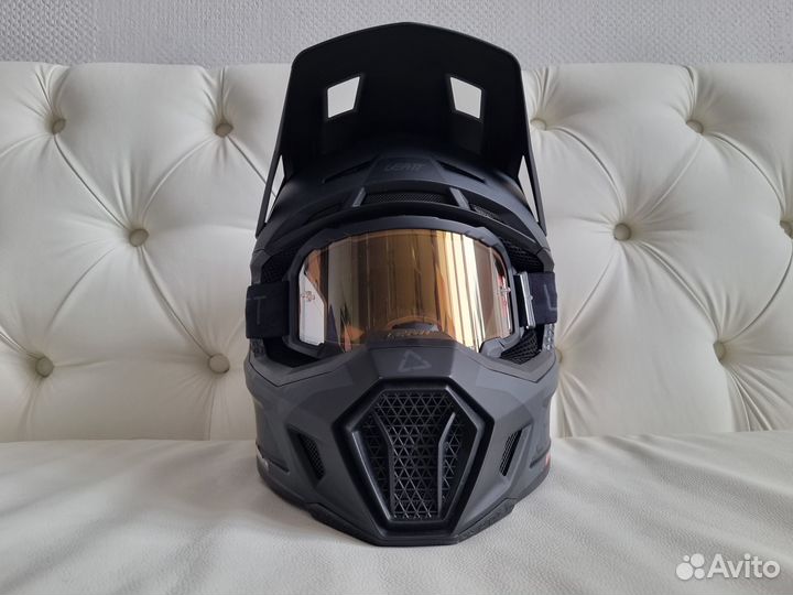 Кроссовый Шлем с очками Leatt 7.5 Helmet Kit Black