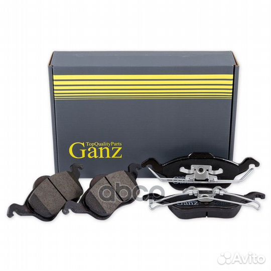 Колодки передние ford focus 1 1.4-2.2 ganz GIJ0