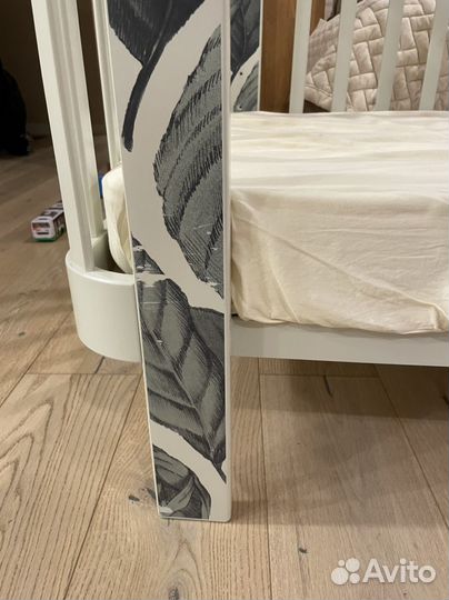 Детская кровать happy baby mommy love с матрасом