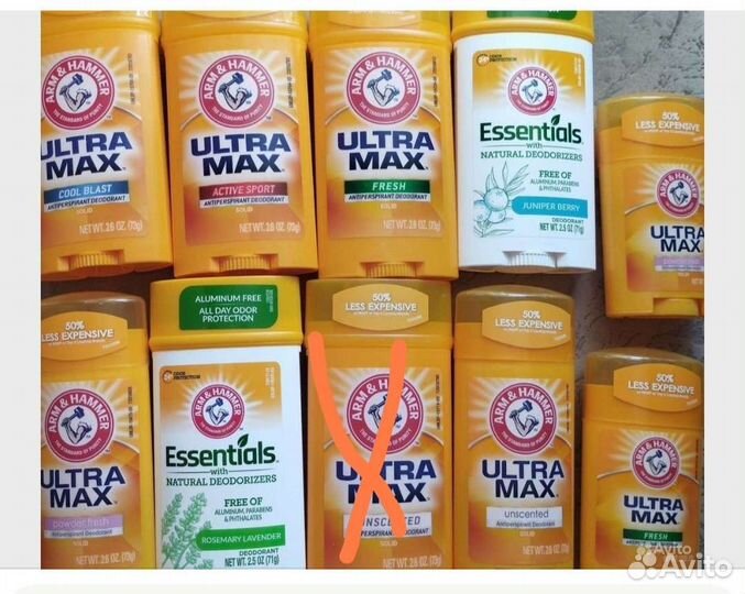 UltraMax, твердый дезодорант Arm & Hammer iHerb