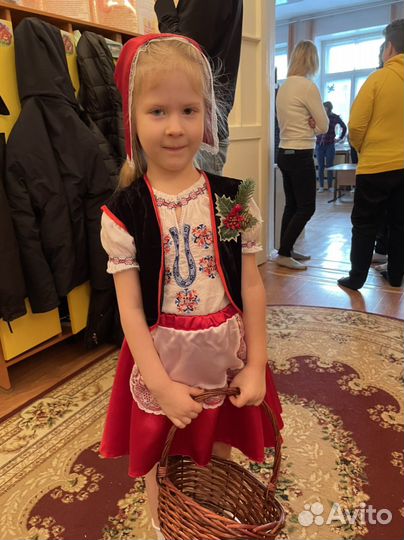 Костюм красной шапочки 116