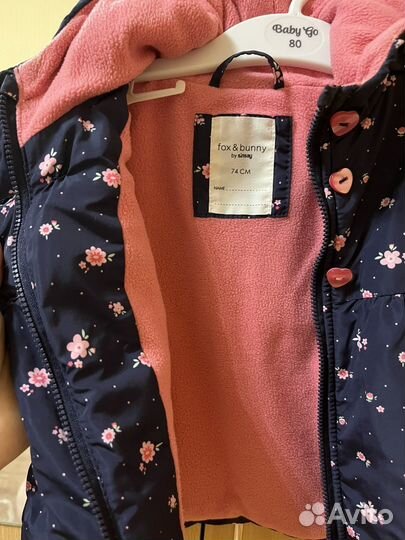 Куртка для девочки 74