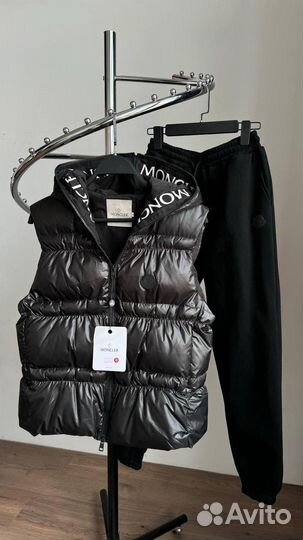 Костюм теплый с жилеткой moncler