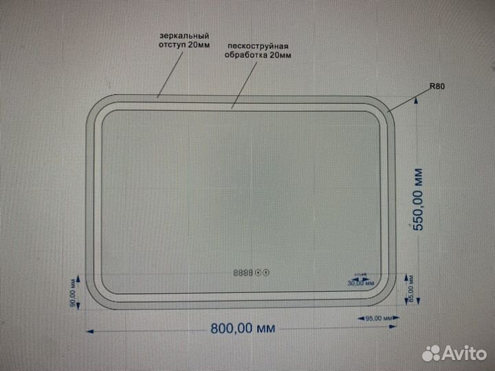 Зеркало в ванную