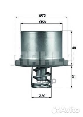 Термостат porsche cayenne I 4.8L 2007-2010 THD289