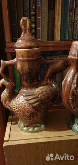 Сколпинская керамика вазы графины