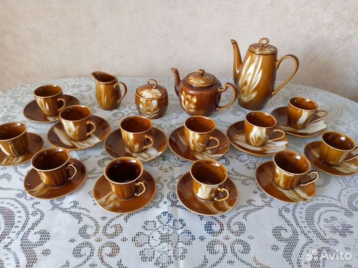 Сервиз кофейно - чайный