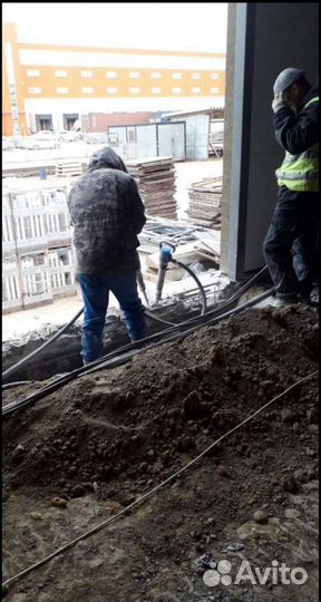 Аренда компрессора с отбойными молoтками