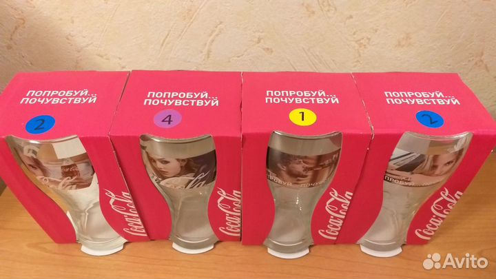 Бокалы новогодние 2020г.кока-кола.Новые