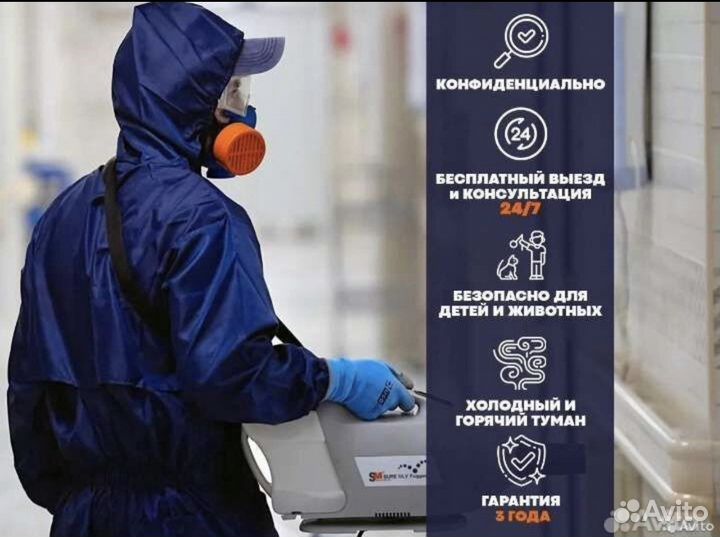 Дезинфекция,дезинсекция,уничтожение плесени