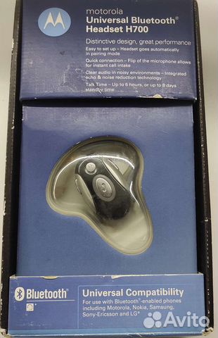 Bluetooth гарнитура Motorola H700