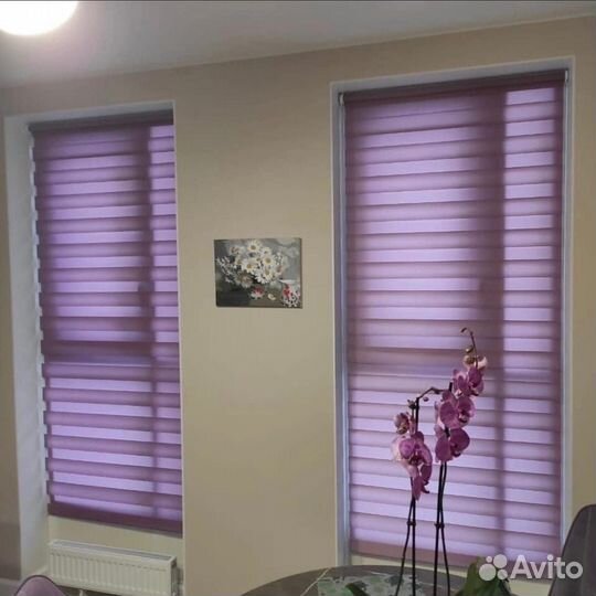 Рулонные шторы день ночь Ушаково