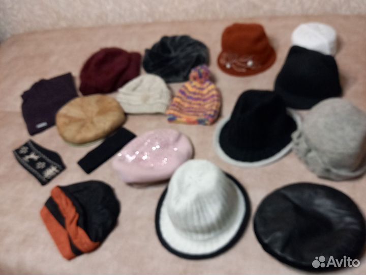 Шапки шляпы береты