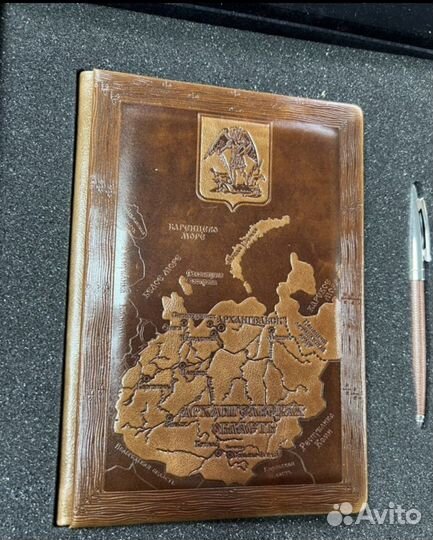 Ежедневник из натуральной кожи