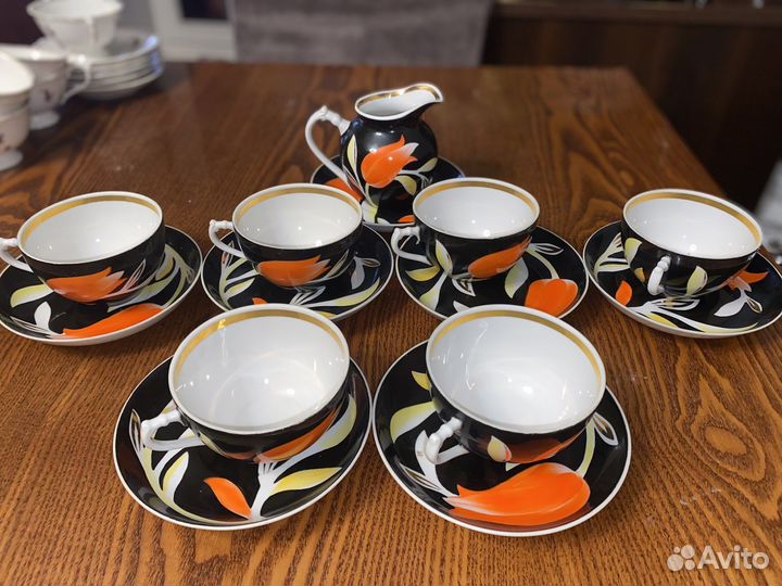 Сервиз дулево тюльпан