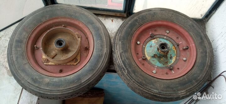 Колеса для тележки бу