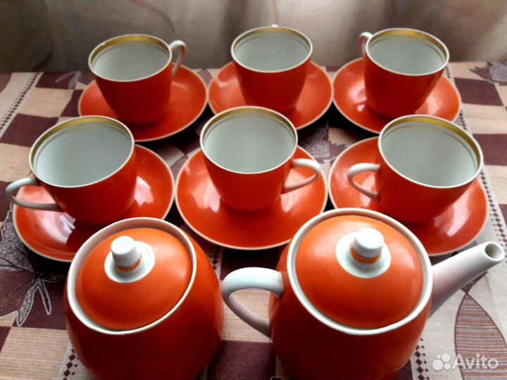 Фарфоровый сервиз СССР. Барановка