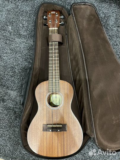 Укулеле концерт Wiki UK30/C с утепленным чехлом