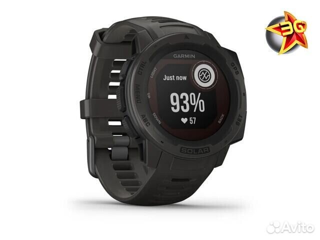 Часы Garmin Instinct Solar Graphite 010-02293-00