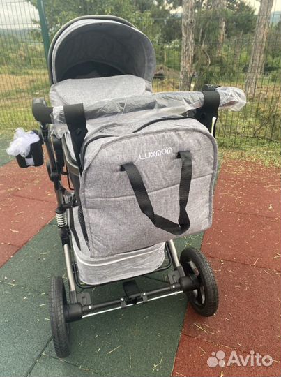 Коляска 2 в 1и 3 в1 обновленная Люксмам 555