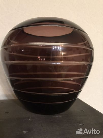 Ваза круглая марганец