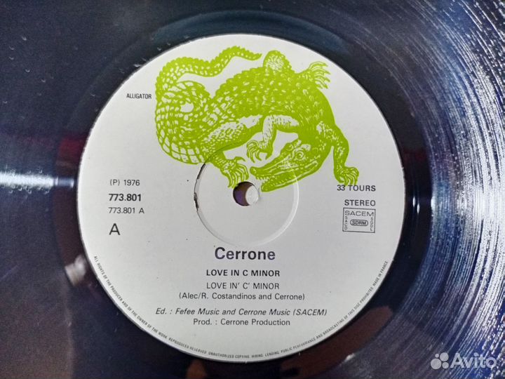 Cerrone - Love in C minor LP 1 press 1976