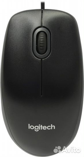 Мышь Logitech Optical Mouse B100 Black