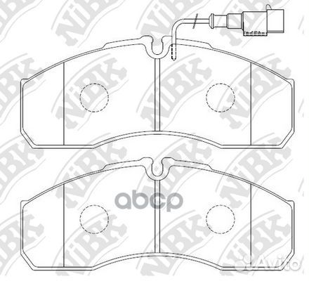 Комплект тормозных колодок, дисковый тормоз PN0