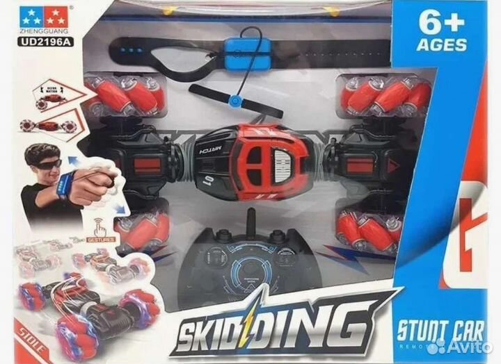 Машинка перевертыш управления жестами