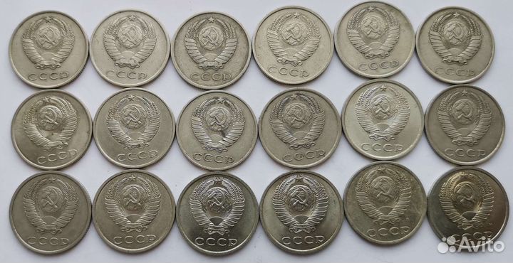 Погодовки поздних советских монет