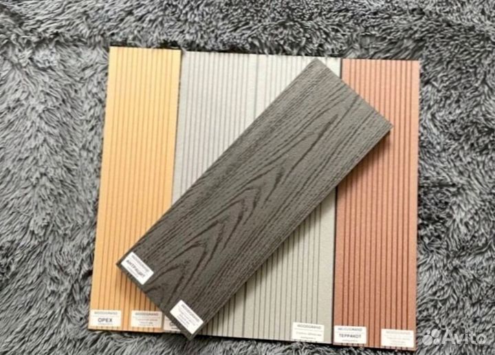 Доска из дпк для грядок