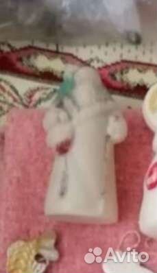 Дед мороз и снегурочка игрушки СССР