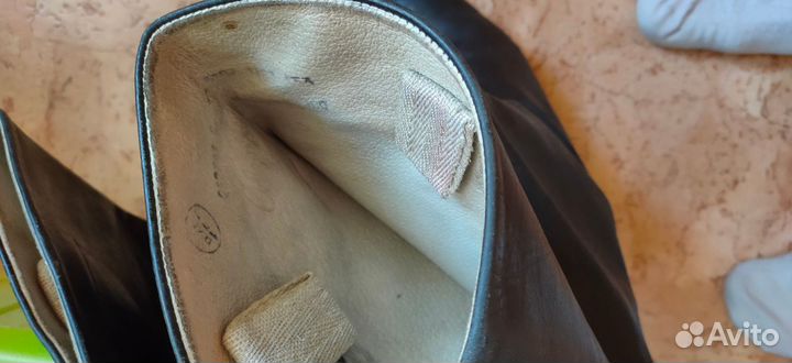 Хромовые сапоги