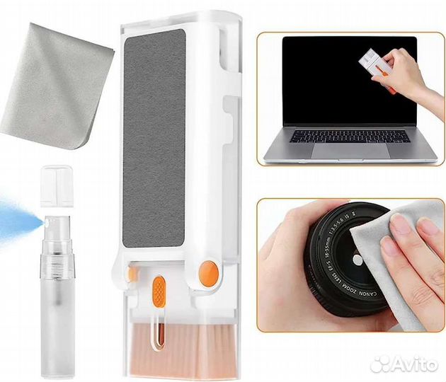 Набор для чистки клавиатуры,телефона,наушников