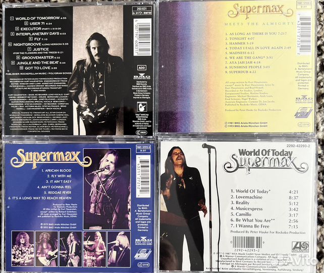 Supermax cd- 9 альбомов