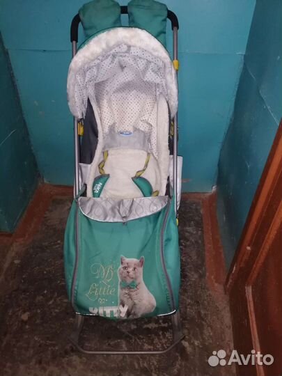 Коляска санки