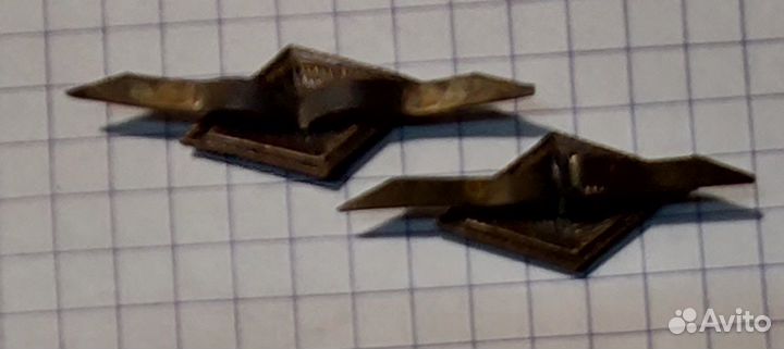 Эмблемы петличные ромбы