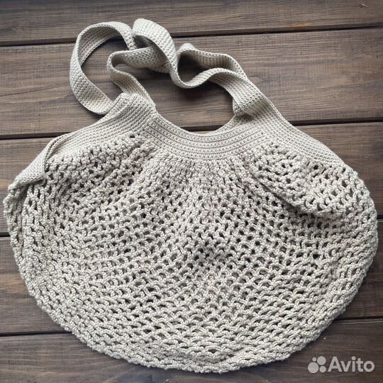 Cумка авоська вязаная крючком ручной работы