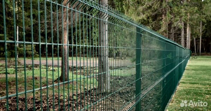 Забор из сетки гиттер для дома,калитки