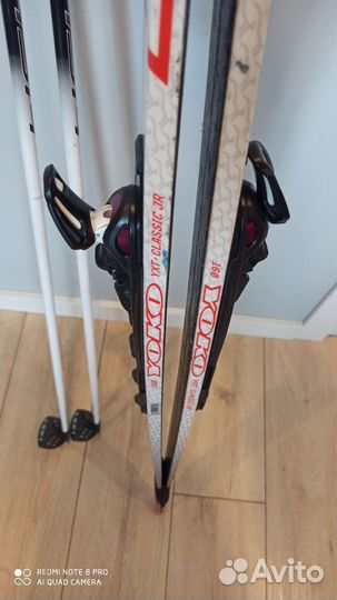 Лыжи беговые, комплект детский