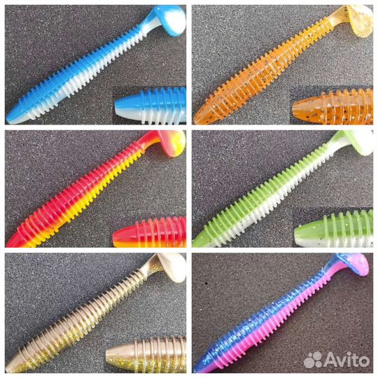 Силиконовые приманки Keitech Swing Impact Fat