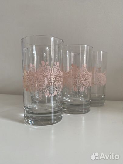 Стаканы набор 6 шт, стекло, 100 мл