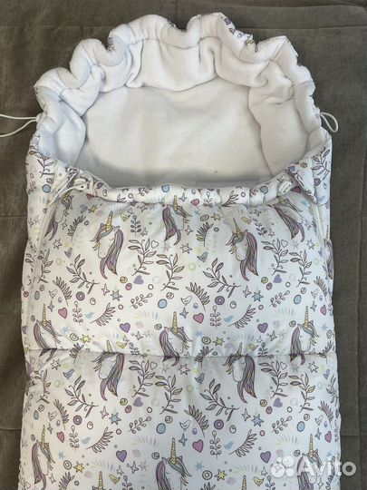 Зимний конверт в коляску