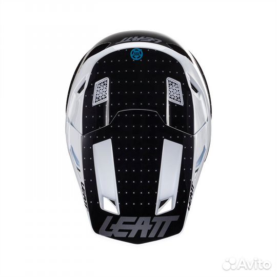 Мотошлем Leatt Moto 8.5 Helmet Kit, Black/White