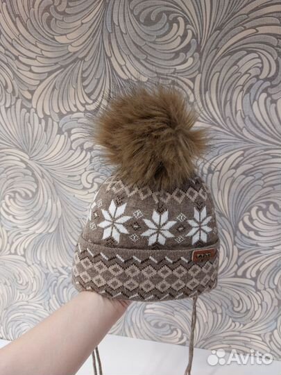 Зимняя шапка для мальчика 48