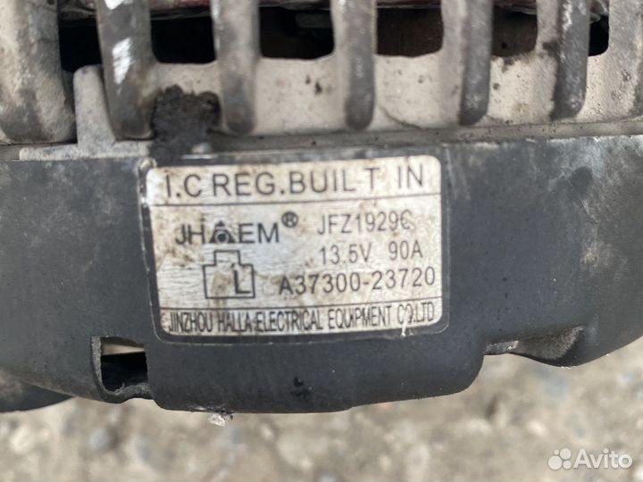 Генератор hyundai accent тагаз