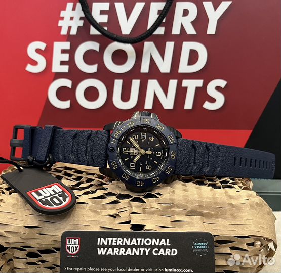 Luminox Navy Seal Foundation Steel Black/Blue 45MM