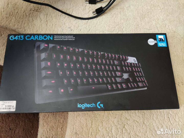 Игровая клавиатура logitech g413