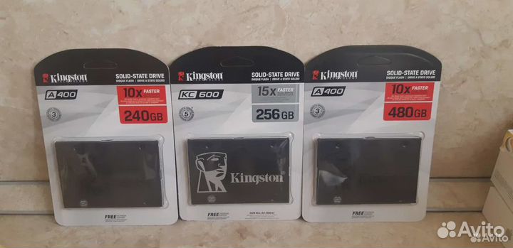 Kingston SSD 240/256/480 Gb